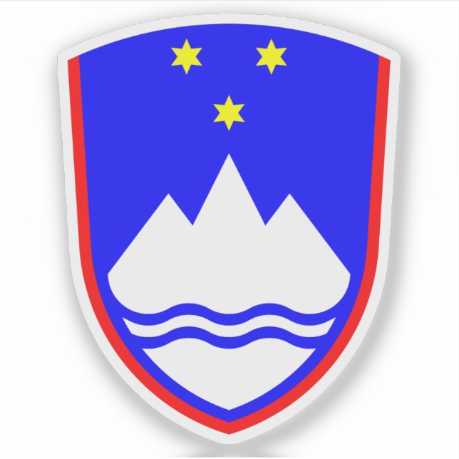 Sticker Armoiries de Slovénie (Devant)