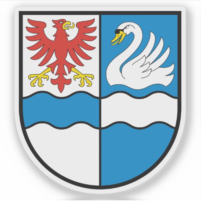 Sticker Armoiries de Villingen-Schwenningen, Allemagne (Devant)