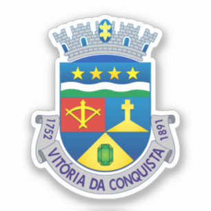 Sticker Armoiries de Vitória da Conquista (BRÉSIL) Clas