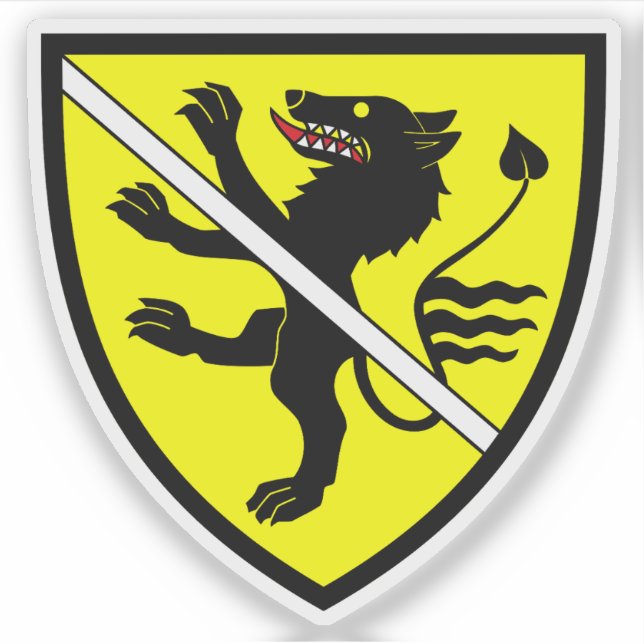 Sticker Armoiries de Wolfsberg, Carinthie, Autriche (Devant)