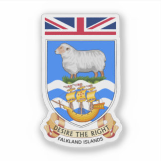 Sticker Armoiries des îles Falkland