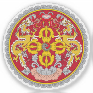 Sticker Armoiries du Bhoutan
