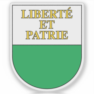 Sticker Armoiries du canton de Vaud, Suisse