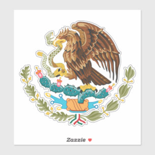 Sticker Armoiries du Mexique - Drapeau du Mexique