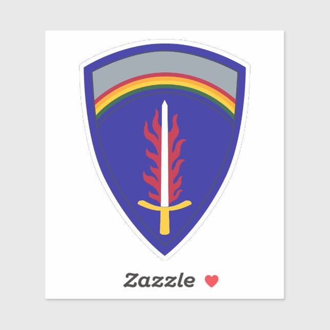 Sticker Army Europe USAREUR (Feuille)