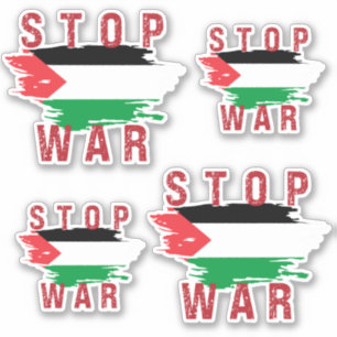 STICKER ARRÊTER LA GUERRE SUR LA PALESTINE