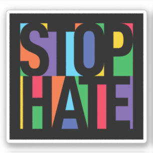 Sticker Arrêter la haine