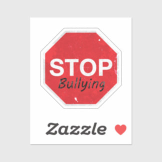 Sticker Arrêtez de prendre des mesures d'intimidation cont