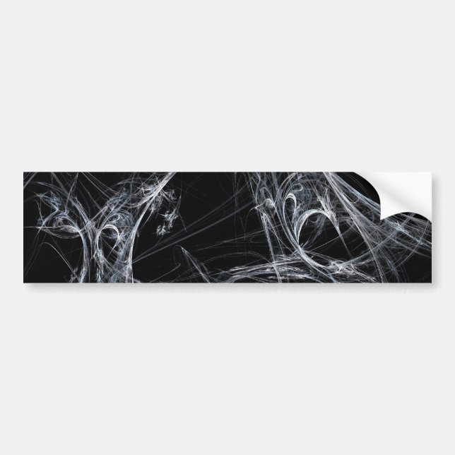 Sticker Arrière - plan Fractal Spider Web (Devant)