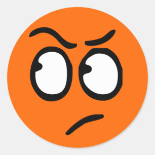 Sticker Arrière - plan personnalisable Emoticon