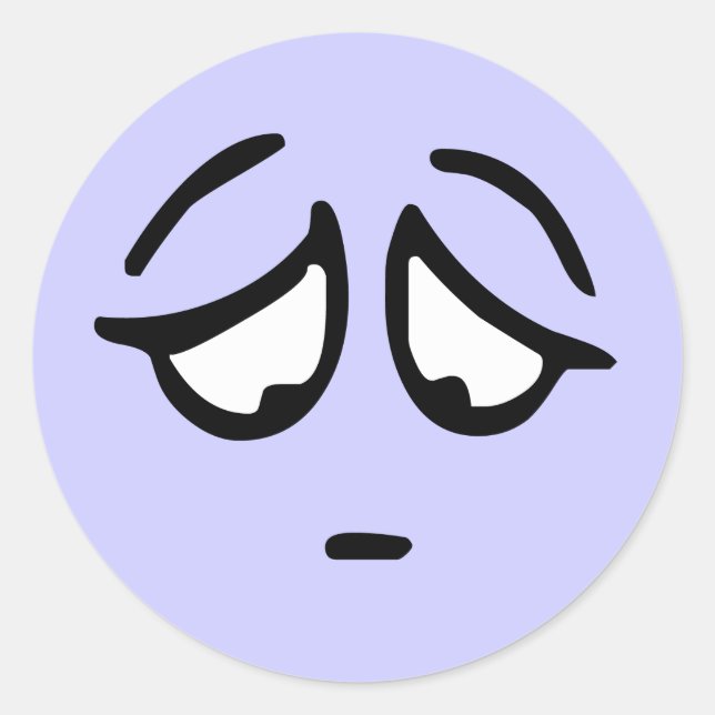 Sticker Arrière - plan personnalisable Emoticon (Devant)