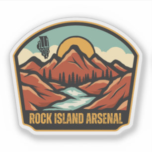 Sticker Arsenal de Rock Island, Illinois