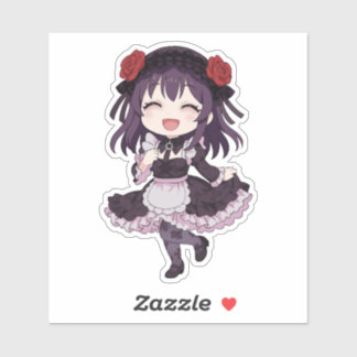 Sticker Art de poupée cosplay Chibi Shizuku-tan
