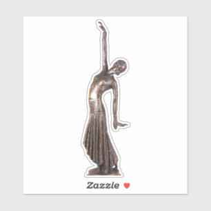 Sticker Art Déco féminin