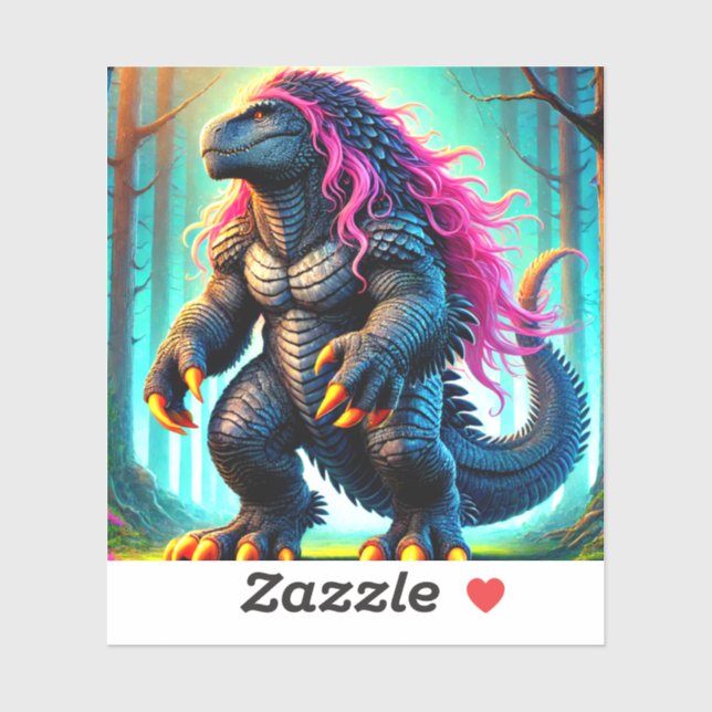 Sticker Art Dinosaur (Feuille)