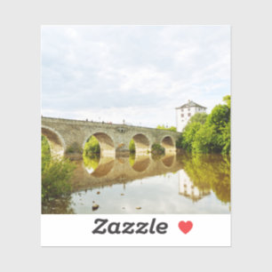 Sticker Art du vieux pont de Limburg an der Lahn