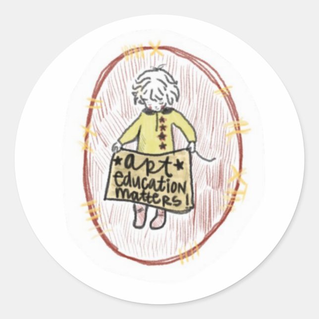 Sticker Art Education Matters (Devant)