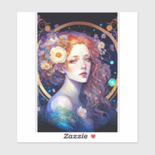 Sticker Art Imaginaire déesse