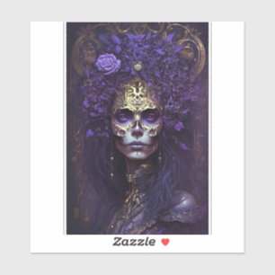 Sticker Art Imaginaire Goth Queen