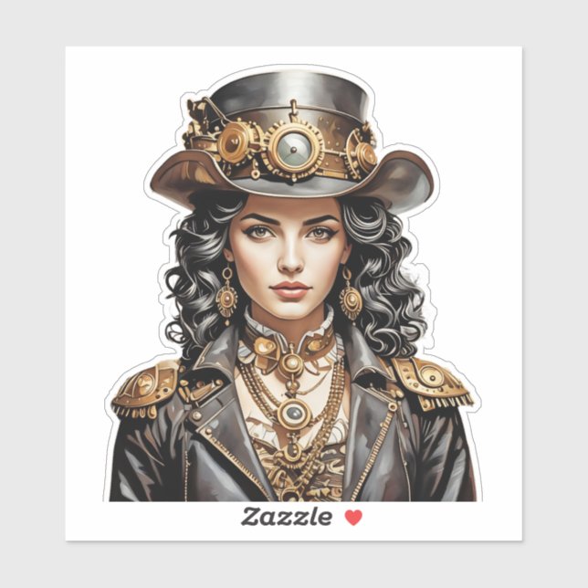 STICKER ART STEAMPUNK (Feuille)