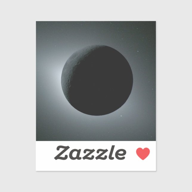 Sticker Artemis II Total Solar Eclipse (Feuille)