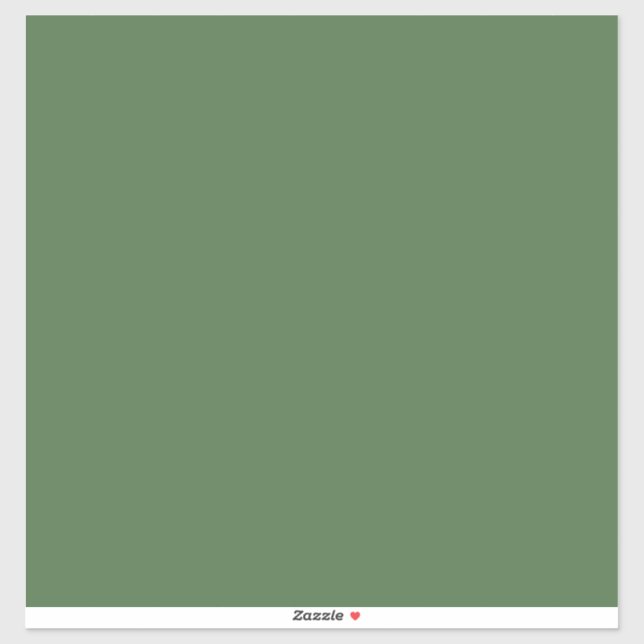 Sticker Artichoke vert (couleur solide) (Feuille)