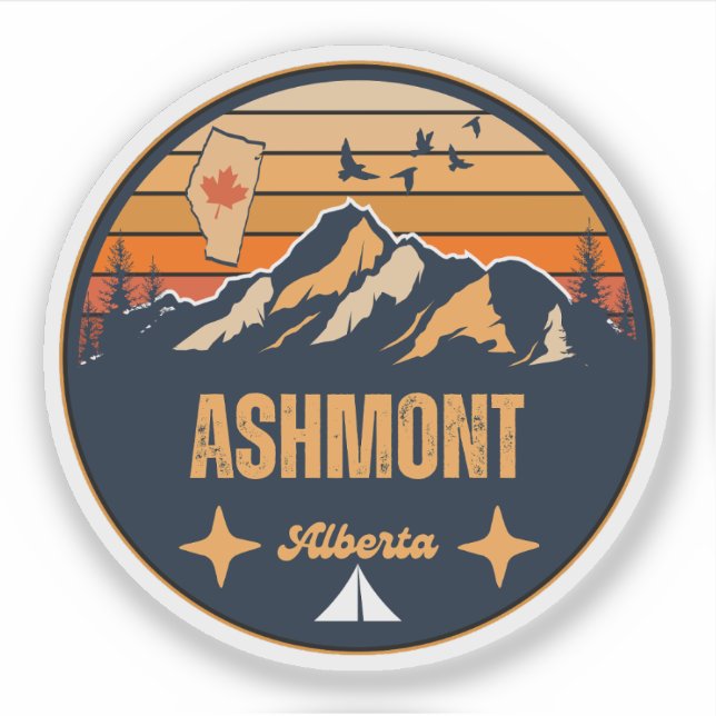 Sticker Ashmont (Alberta) (Devant)