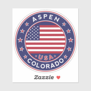 Sticker Aspen Colorado, Aspen