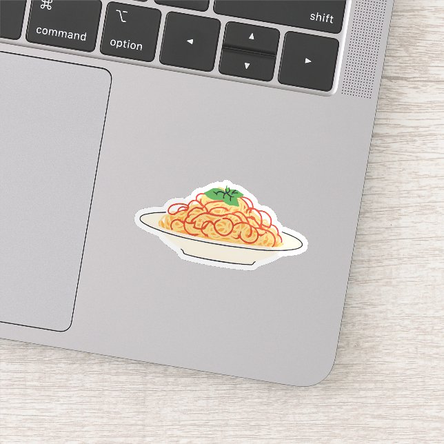 Sticker Assiette de Spaghetti (Détail)