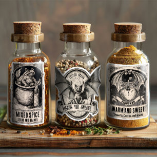 Sticker Assistant Bouteille de potion d'Halloween Étiquett