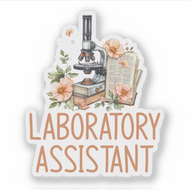 Sticker Assistant de laboratoire (Devant)