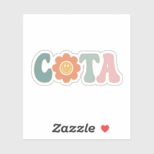 Sticker Assistant d'ergothérapie certifié Cute COTA