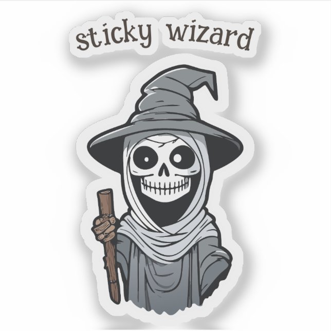 Sticker Assistant Squelette (Devant)