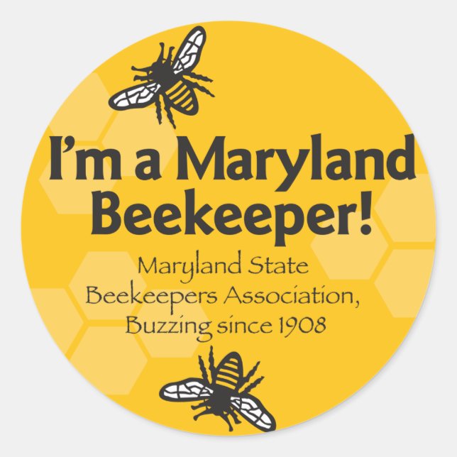 Sticker Association des apiculteurs du Maryland (Devant)