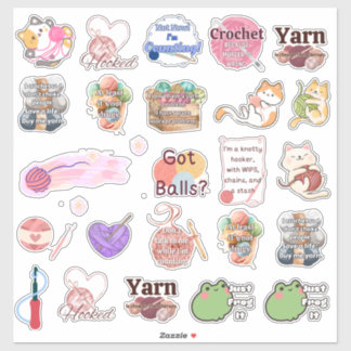 Sticker Assortiment d'autocollants pour crochet