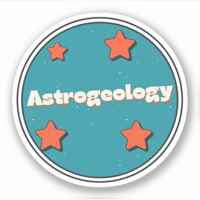 Sticker Astrogéologie (Devant)