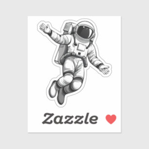 Sticker Astronaute dans l'espace