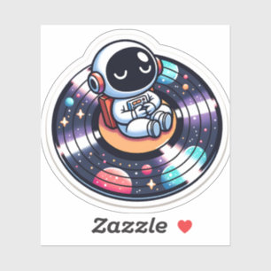 Sticker Astronaute dans l'espace
