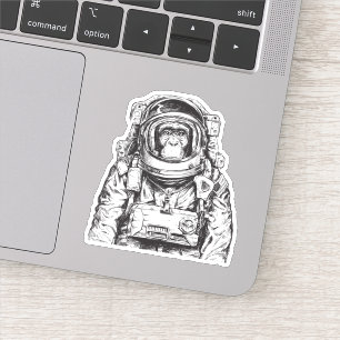 Sticker Astronaute de singe