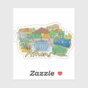 Sticker Athènes