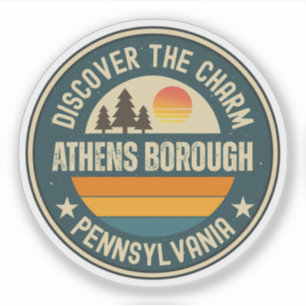 Sticker Athens borough, Pennsylvanie