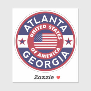 Sticker ATLANTA, Géorgie