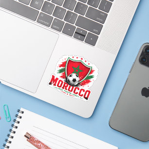 Sticker Atlas Lions Football Maroc Fan de Football Marocai
