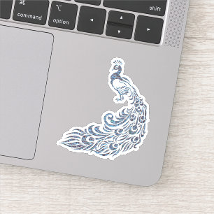 Sticker Attention au paquetage bleu de De Tail