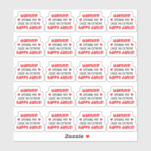 Sticker Attention! L'Ouverture Peut Provoquer Une Danse Ex