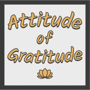 Sticker Attitude de Gratitude