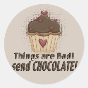 Sticker au chocolat