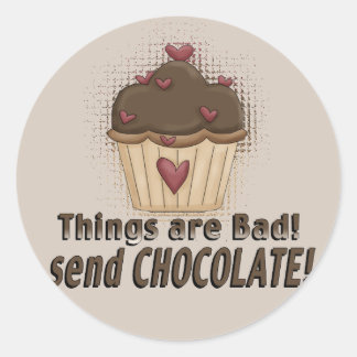 Sticker au chocolat