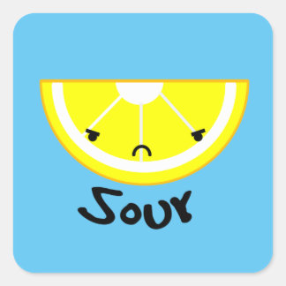 Sticker au citron aigre