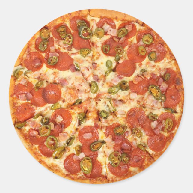 Sticker au fromage et à la pizza Pepperoni (Devant)